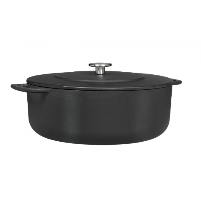 COMBEKK Dutch Oven Sous-Chef pārstrādāta čuguna katls, 24 cm, emaljēts